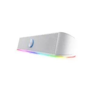 Soundbar Gamer Trust GXT 1619W Rhox RGB USB 6W RMS Branca 25997