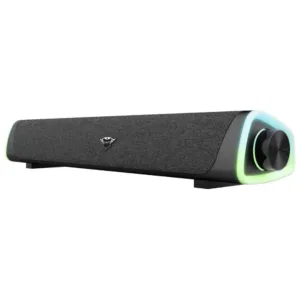 Soundbar Gamer Trust GXT 620 Axon RGB USB/P2 12W Preta 24482