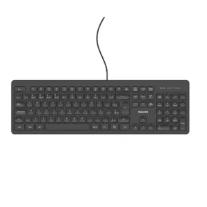 Teclado Philips SPK6208B Membrana Full Size ABNT2 USB Preto SPK6208B