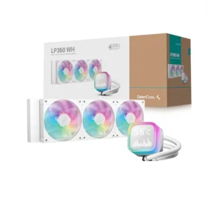 Water Cooler DeepCool LP360 WH ARGB Display Pixel 360mm Intel/AMD Branco R-LP360-WHMSMC-G-1