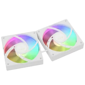Water Cooler Gamdias Chione E4-240 V2 ARGB Display LCD 240mm Intel/AMD Branco CHIONE-E4-240-V2-WH