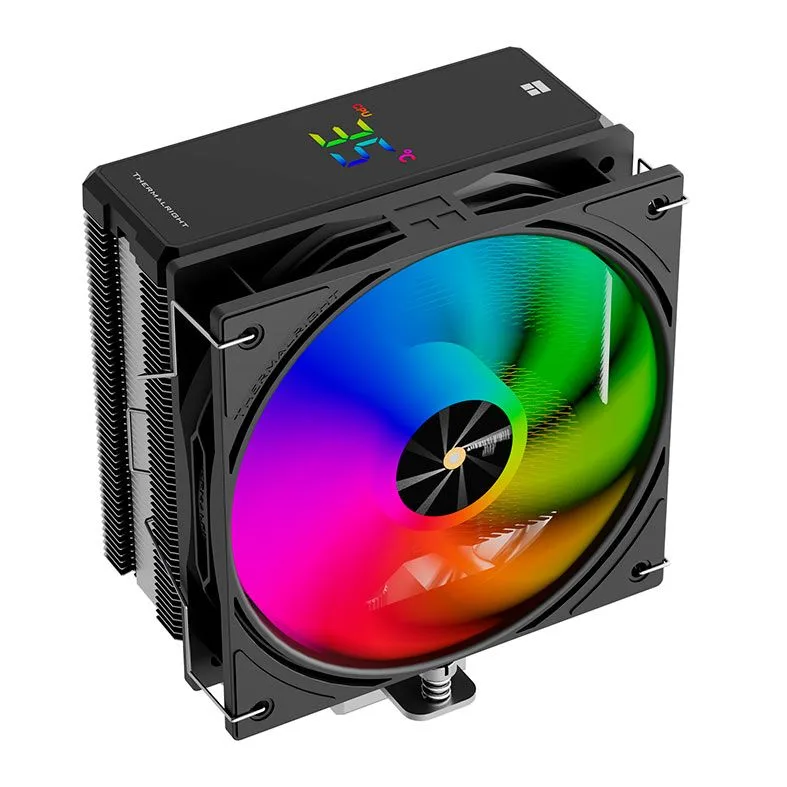 Cooler para Processador Thermalright Assassin X 120 R Digital ARGB Display Digital 120mm Intel/AMD Preto
