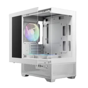 Gabinete Gamer Gamdias Aura GC9M Elite ARGB Mid Tower Vidro Temperado Branco com 3 Fans ARGB