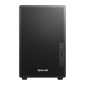 Gabinete Gamer Redragon Magic Box Mid Tower Vidro Temperado Preto Sem Fans CA-616B
