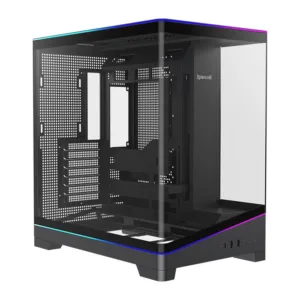 Gabinete Gamer Redragon View ARGB Mid Tower Vidro Temperado Preto com 4 Fans ARGB CA-622B