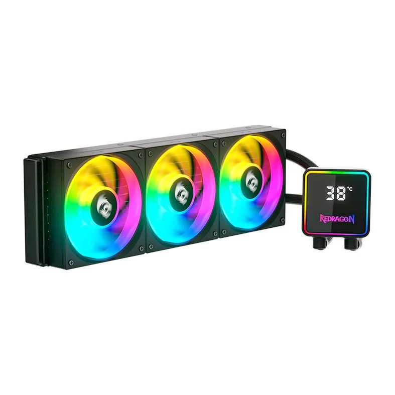 Water Cooler Redragon CCW-3017 ARGB 360mm Intel/AMD Preto CCW-3017