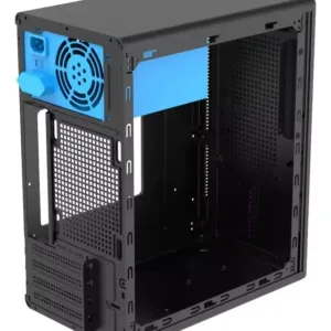 Gabinete Office Keytime Trace Micro Tower Micro-ATX e Mini-ITX Preto KYT00052