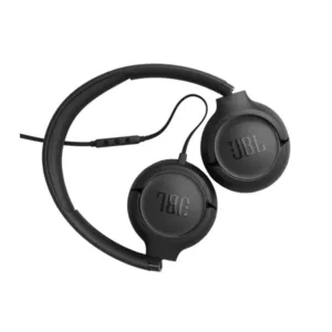 Fone de Ouvido JBL Tune 530C USB-C com Fio On-Ear Pure Bass Preto JBLT530CBLK