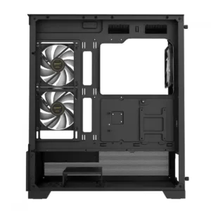 Gabinete Gamer Gamdias Aura GC12 ARGB Mid Tower ATX Vidro Temperado Preto com 6 Fans ARGB Sem Fonte