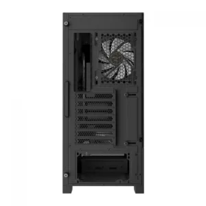 Gabinete Gamer Gamdias Aura GC12 ARGB Mid Tower ATX Vidro Temperado Preto com 6 Fans ARGB Sem Fonte