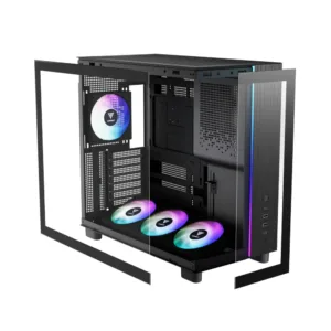 Gabinete Gamer Gamdias Atlas M4 Mid Tower Vidro Temperado Preto com 4 Fans ARGB ATLAS M4