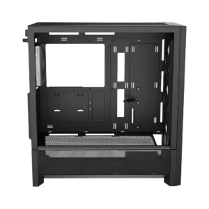 Gabinete Gamer Ocypus Delta C70 ARGB Mid Tower Vidro Temperado Preto com 4 Fans ARGB DELTA-C70-BKG400XX-GL
