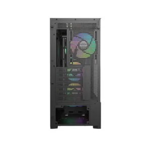 Gabinete Gamer Ocypus Delta C70 ARGB Mid Tower Vidro Temperado Preto com 4 Fans ARGB DELTA-C70-BKG400XX-GL