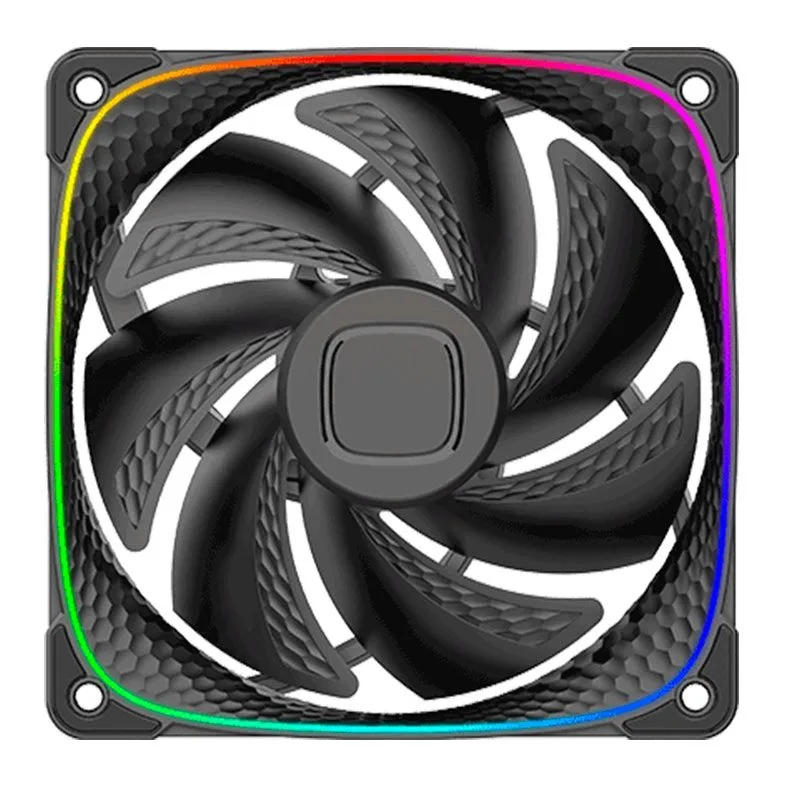 Ventoinha Geometric Future Squama 2503-14B ARGB PWM 140mm Preta GEO-S2503B-14S