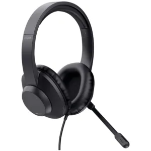 Headset Trust Ayda Max Conexão USB com Microfone Preto 25461