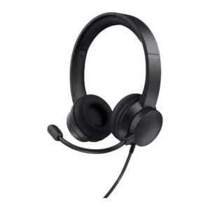 Headset Trust Ayda Microfone com Cancelamento de Ruído Para PC Conexão USB Preto 25089