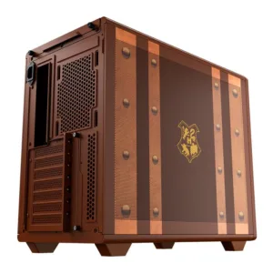 Gabinete Gamer Redragon Harry Potter Magic Trunk Mid Tower Marrom Sem Fans HP-945