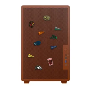 Gabinete Gamer Redragon Harry Potter Magic Trunk Mid Tower Marrom Sem Fans HP-945