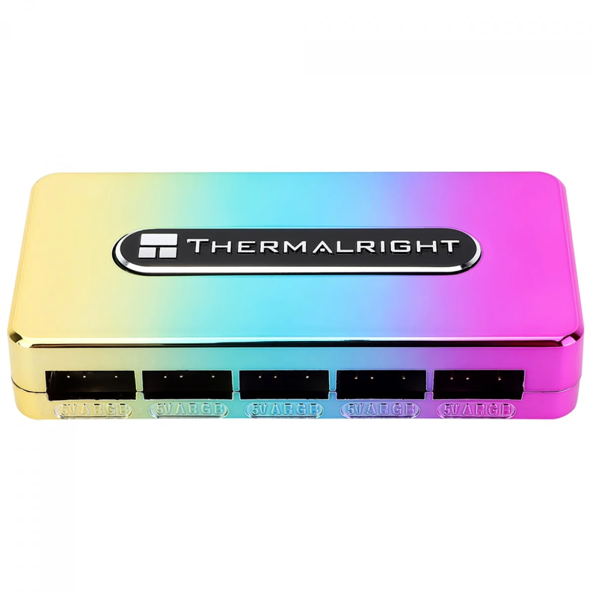 Hub Controladora de Ventoinhas Thermalright ARGB 5V 3 Pinos PWM Preto