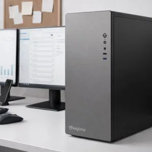 Gabinete Office Keytime Prime Nero Preto Mid Tower ATX USB 3.0 KYT00047