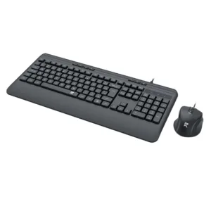 Combo Teclado e Mouse Redragon R Office Membrana Full Size ABNT2 USB Preto BS-7642