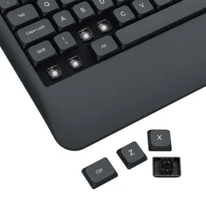 Combo Teclado e Mouse Redragon R Office Membrana Full Size ABNT2 USB Preto BS-7642