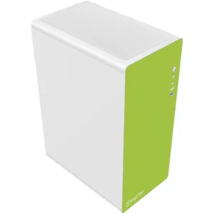 Gabinete Office Keytime Prime Tea Branco e Verde Mid Tower ATX USB 3.0 KYT00051