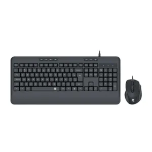 Combo Teclado e Mouse Redragon R Office Membrana Full Size ABNT2 USB Preto BS-7642