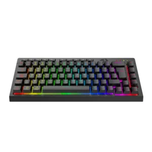 Teclado Gamer Redragon Crescent 68 Pro RGB Membrana 65% Tri-Mode ABNT2 Preto K519RGB-PRO