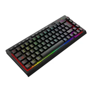 Teclado Gamer Redragon Crescent 68 Pro RGB Membrana 65% Tri-Mode ABNT2 Preto K519RGB-PRO