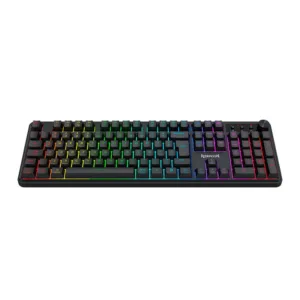 Teclado Gamer Redragon RM104 Volcano ARGB Membrana Tri-Mode ABNT2 Preto K526-WL