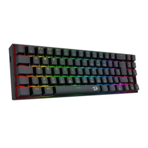 Teclado Mecânico Gamer Redragon Deimos RGB Switch Brown Wireless ABNT2 Preto K599-KNS