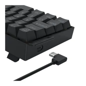 Teclado Magnético Gamer Redragon Fizz RGB 60% Switch AmberMag Linear USB-C ABNT2 Preto K617RGB-MP-PT
