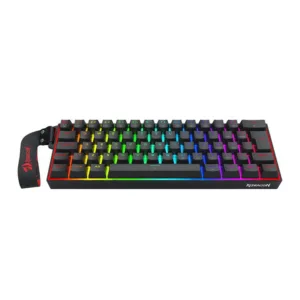 Teclado Magnético Gamer Redragon Fizz RGB 60% Switch AmberMag Linear USB-C ABNT2 Preto K617RGB-MP-PT
