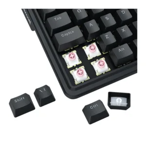 Teclado Magnético Gamer Redragon Ucal RGB 75% Switch UltraMag USB-C ABNT2 Preto K673RGB-M