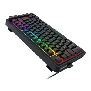 Teclado Magnético Gamer Redragon Ucal RGB 75% Switch UltraMag USB-C ABNT2 Preto K673RGB-M