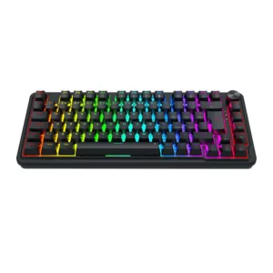 Teclado Magnético Gamer Redragon Ucal RGB 75% Switch UltraMag USB-C ABNT2 Preto K673RGB-M