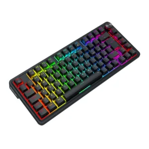 Teclado Magnético Gamer Redragon Ucal RGB 75% Switch UltraMag USB-C ABNT2 Preto K673RGB-M