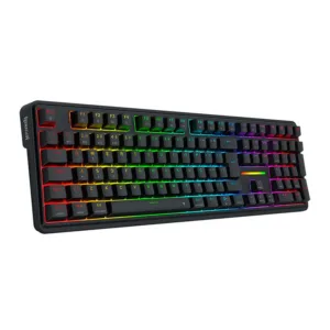 Teclado Mecânico Gamer Redragon Antonium Pro RGB Tri-Mode Switch Redragon Manba ABNT2 Preto K745RGB-PRO