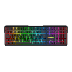 Teclado Mecânico Gamer Redragon Antonium Pro RGB Tri-Mode Switch Redragon Manba ABNT2 Preto K745RGB-PRO