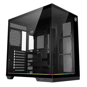 Gabinete Gamer Kalkan Skye RGB Mid Tower ATX Vidro Temperado Preto Sem Fans KLK00042