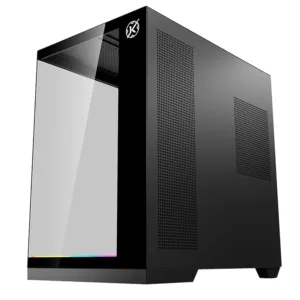 Gabinete Gamer Kalkan Skye RGB Mid Tower ATX Vidro Temperado Preto Sem Fans KLK00042