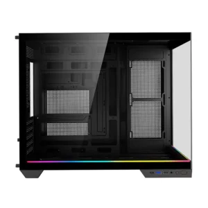 Gabinete Gamer Kalkan Saga Rgb Preto Vidro Temperado S/Fan Mid Tower KLK00044