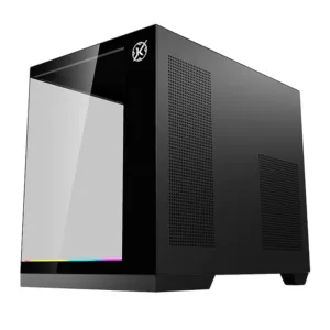 Gabinete Gamer Kalkan Saga Rgb Preto Vidro Temperado S/Fan Mid Tower KLK00044
