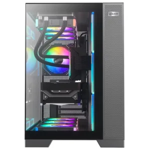 Gabinete Gamer Kalkan Asgard Evo Mid Tower Vidro Temperado Preto Sem Fans KLK00084