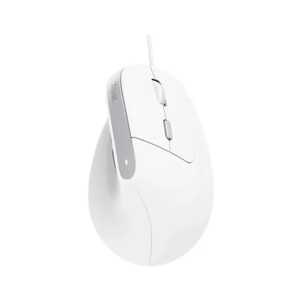 Mouse Trust Bayo II Design Ergonômico 6 Botões 2400 DPI USB Branco 25397