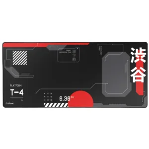 Mousepad Gamer GXTrust 759 XXL (900x400mm) Design Japan Black com Bordas Costuradas 25716