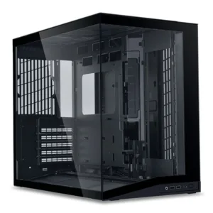 Gabinete Gamer Lian Li O11 Dynamic Mini V2 Mini Tower Vidro Temperado Preto Sem Fans O11DMIV2X