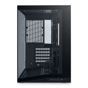Gabinete Gamer Lian Li O11 Dynamic Mini V2 Mini Tower Vidro Temperado Preto Sem Fans O11DMIV2X