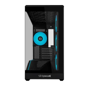 Gabinete Gamer Redragon Vector V100 Mini X Mini Tower Vidro Temperado Preto com 4 Fans ARGB OE809RX